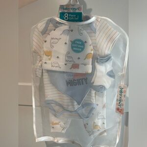 Dino 8 Piece Baby Gift Set 3-6 Months